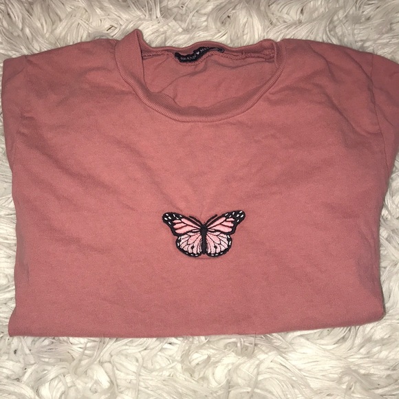 Brandy Melville Tops - COPY - Brandy melville butterfly top